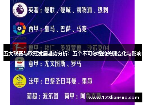 五大联赛与欧冠发展趋势分析：五个不可忽视的关键变化与影响